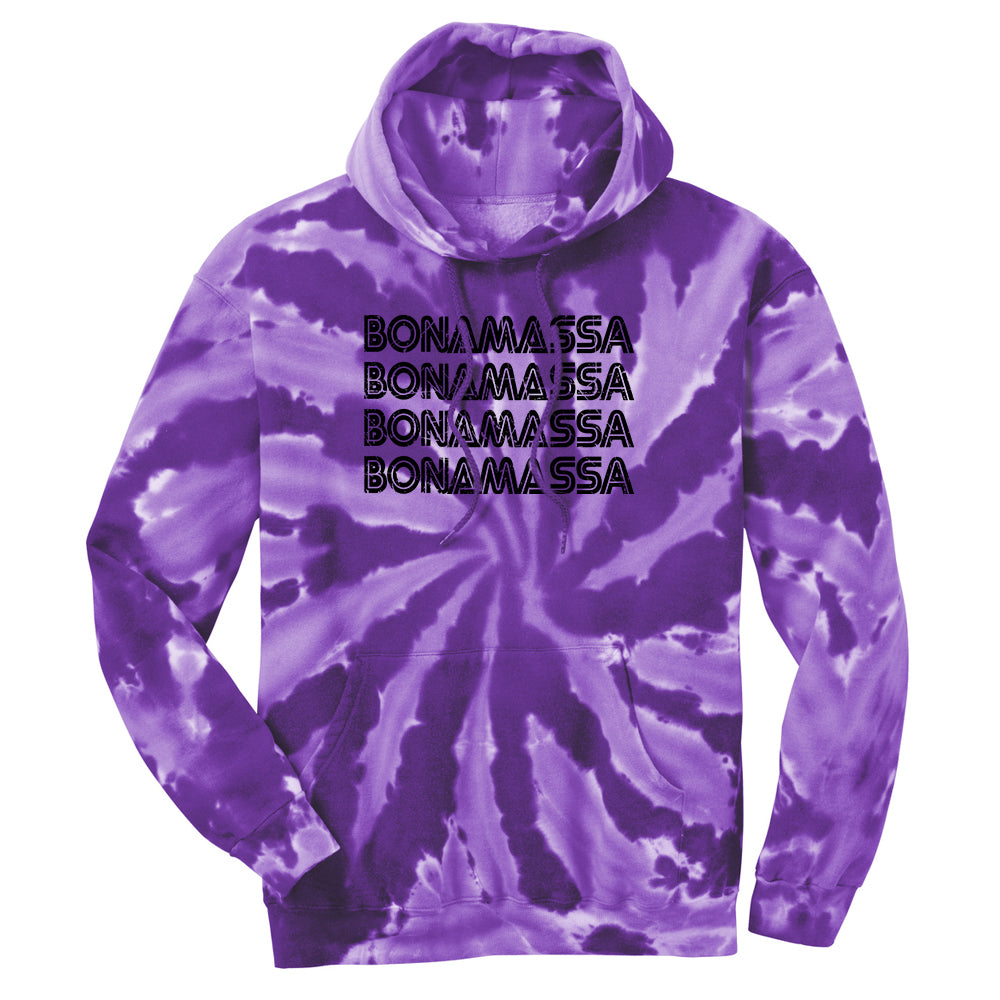 Joe Bonamassa Quadamassa hettegenser tie-dye turkis