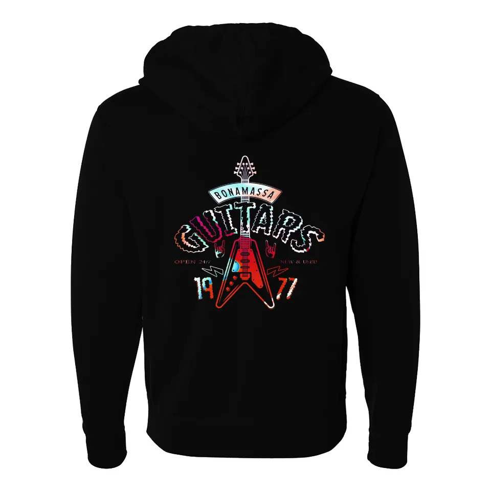 Joe Bonamassa Guitar Shockz zip-hoodie unisex fleece