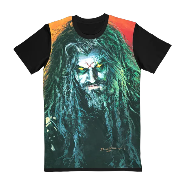 Rob Zombie Hellbilly Monster t-skjorte bilde
