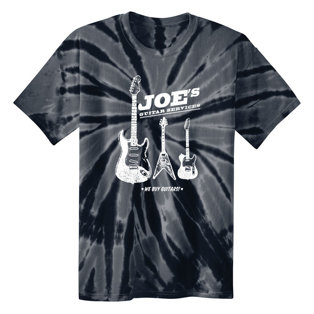 Joe Bonamassa Joe's Guitar Service t-skjorte tie dye svart bomull