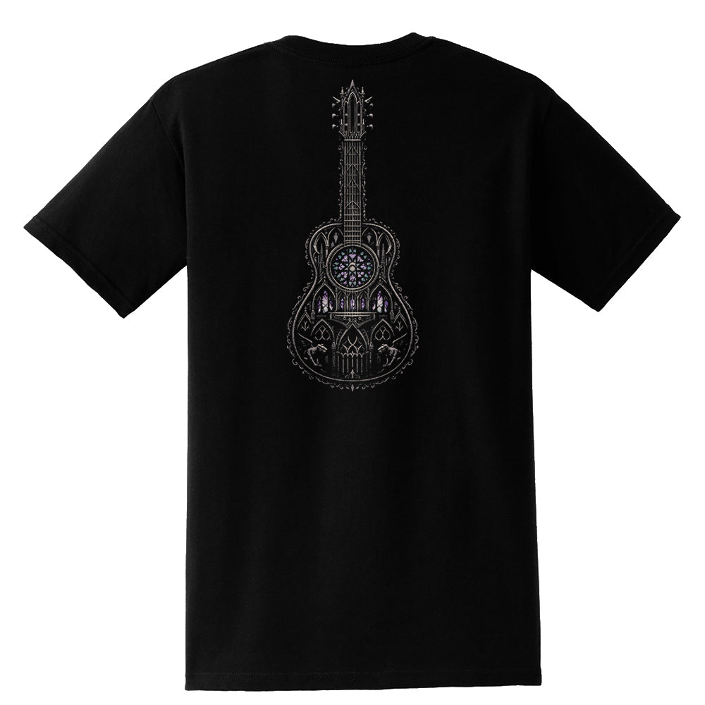 Joe Bonamassa The Sacred Guitar t-skjorte svart brystlomme bomull