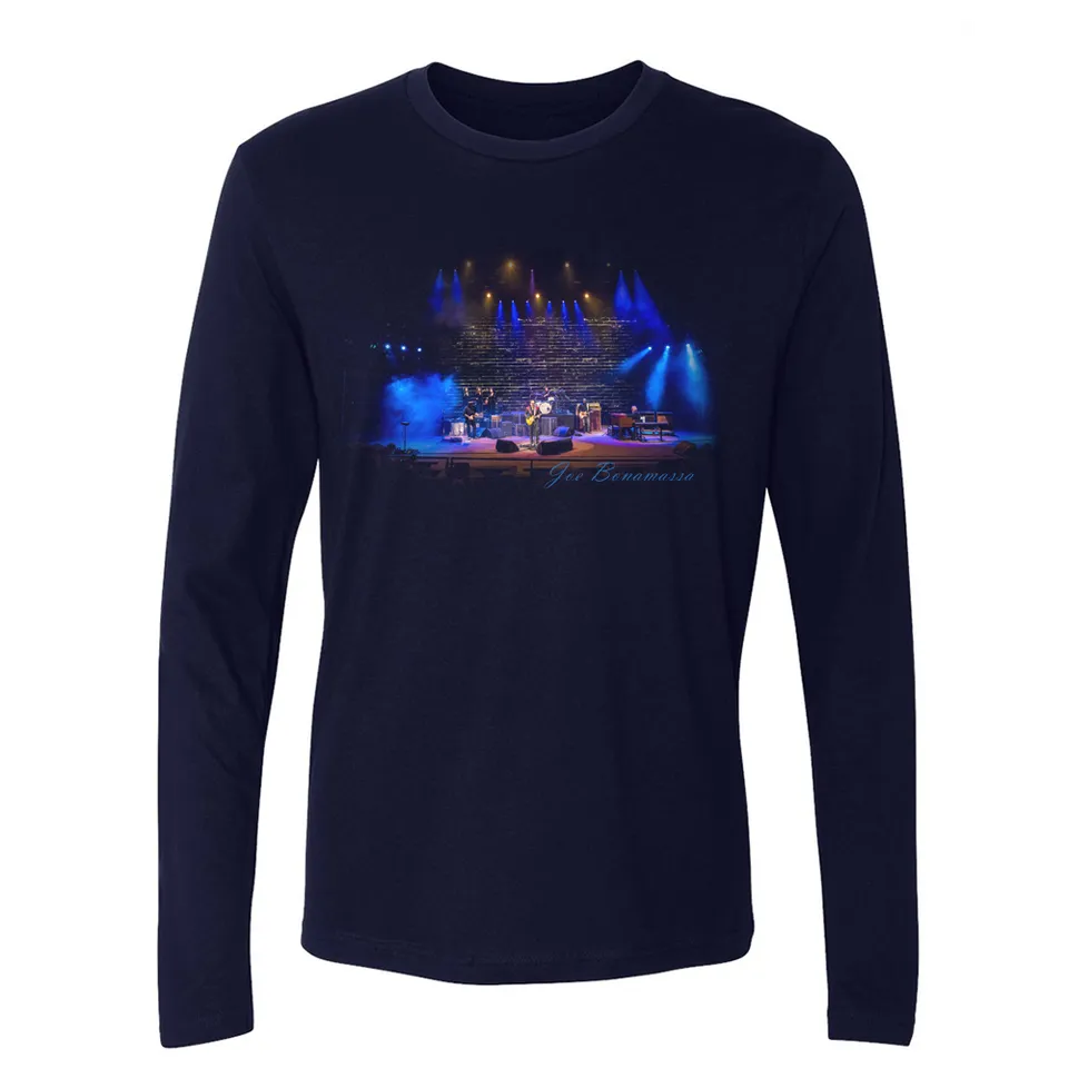 Joe Bonamassa Blues Live langermet t-skjorte svart
