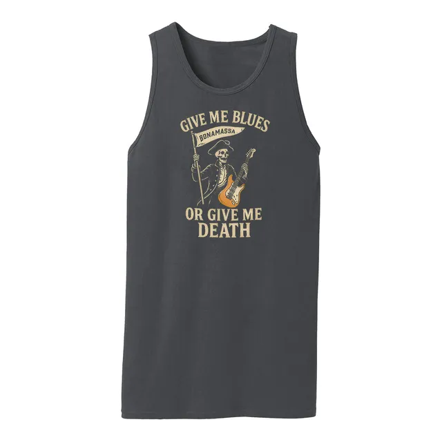 Joe Bonamassa Give Me Blues Or Give Me Death singlet denim