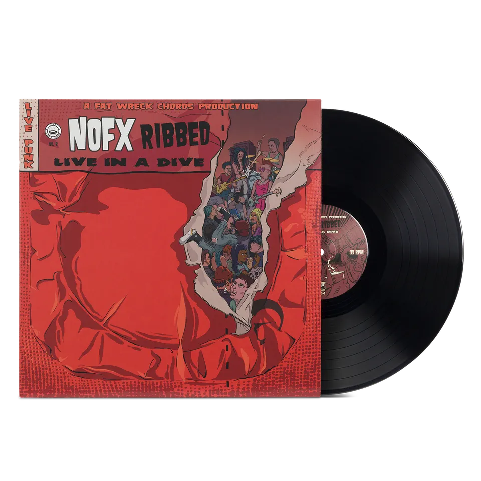 NOFX Live in a Dive vinyl LP konsertopptak