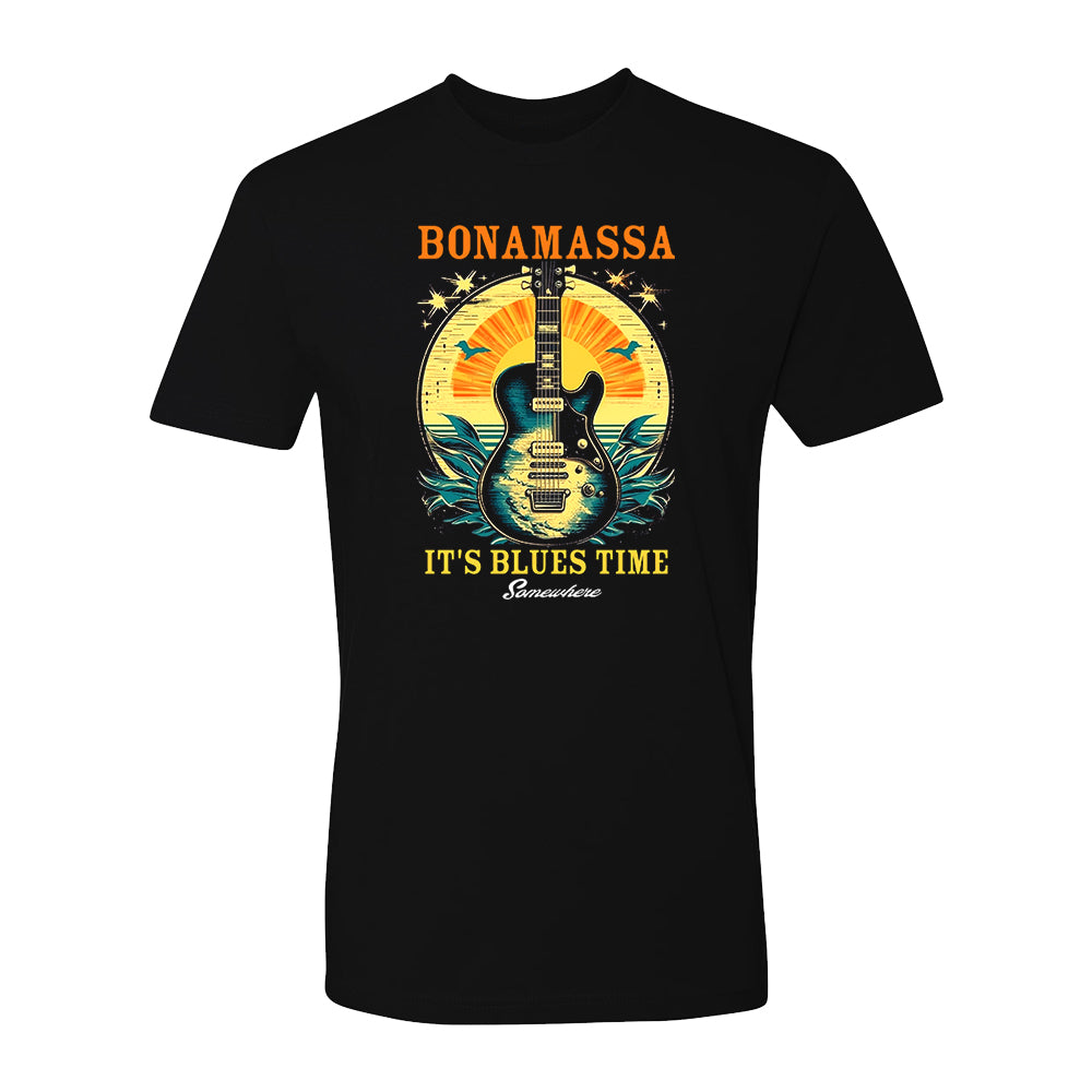 Joe Bonamassa It’s Blues Time Somewhere t-skjorte unisex bomull