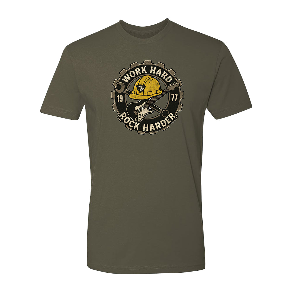 Joe Bonamassa Work Hard, Rock Harder t-skjorte svart bomull
