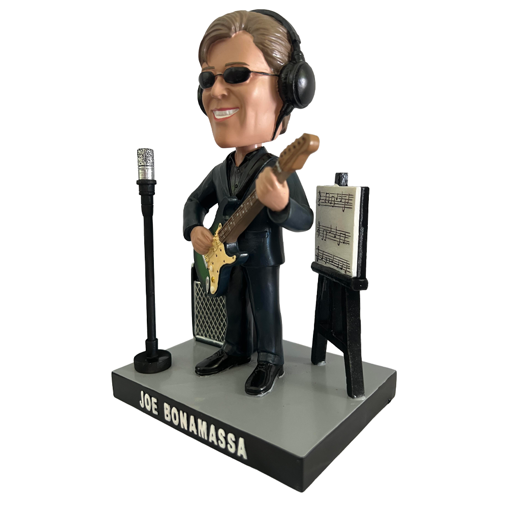 Joe Bonamassa Stratocaster Greenburst Bona-Bobble samlefigur