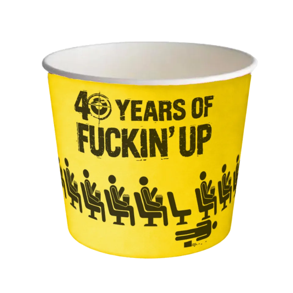 NOFX 85 oz popcornbøtte papir