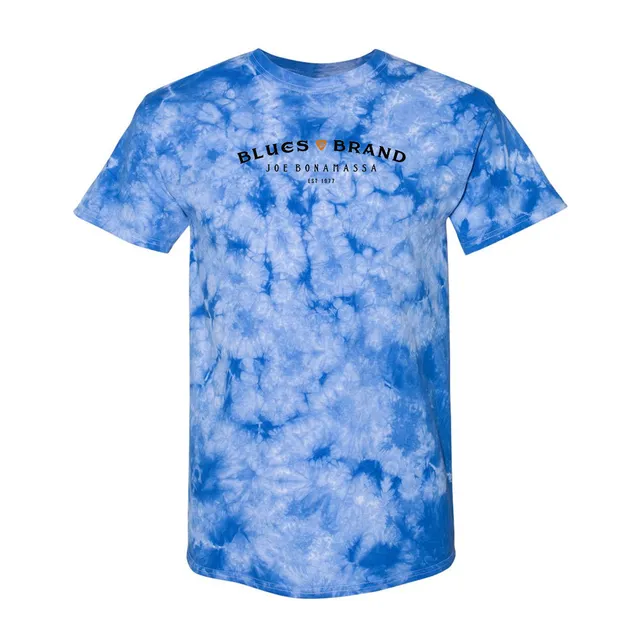 Joe Bonamassa Blues Brand Tie Dye t-skjorte unisex royal