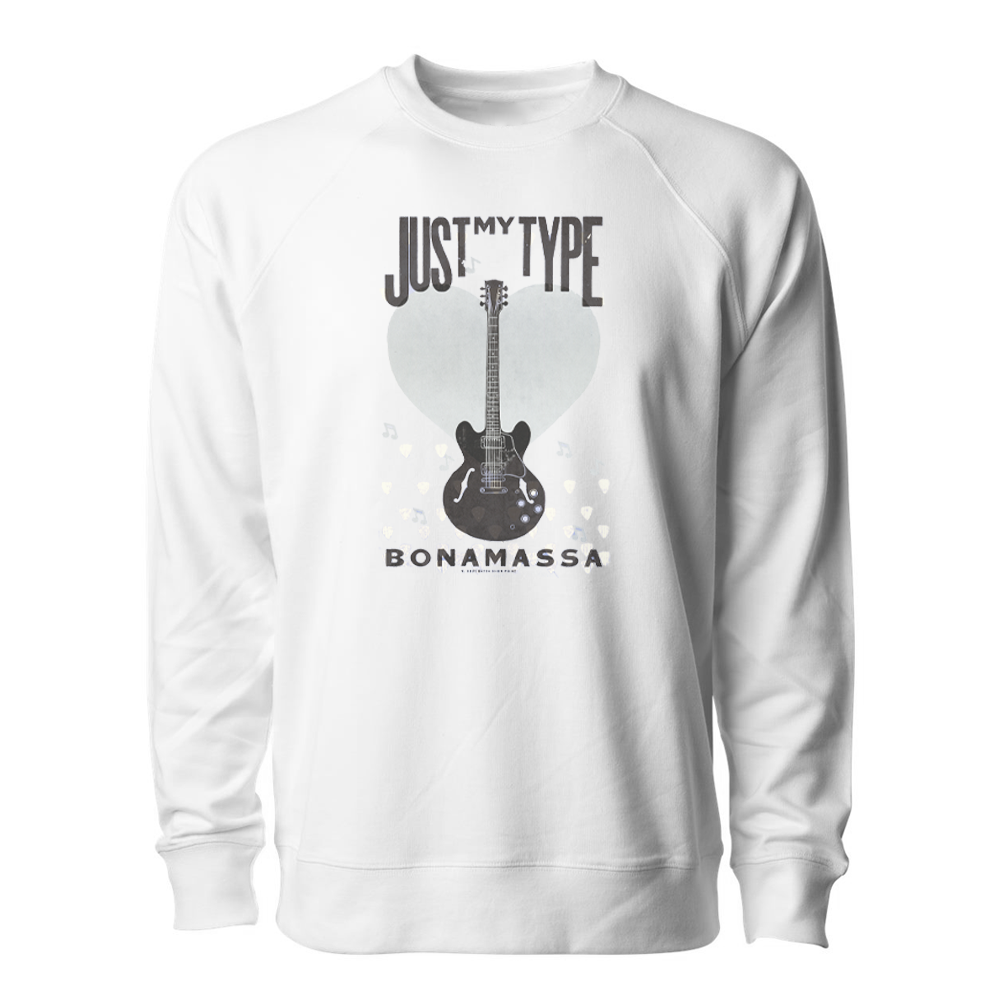 Joe Bonamassa Just My Type Lightweight Crew Neck Long Sleeve genser svart