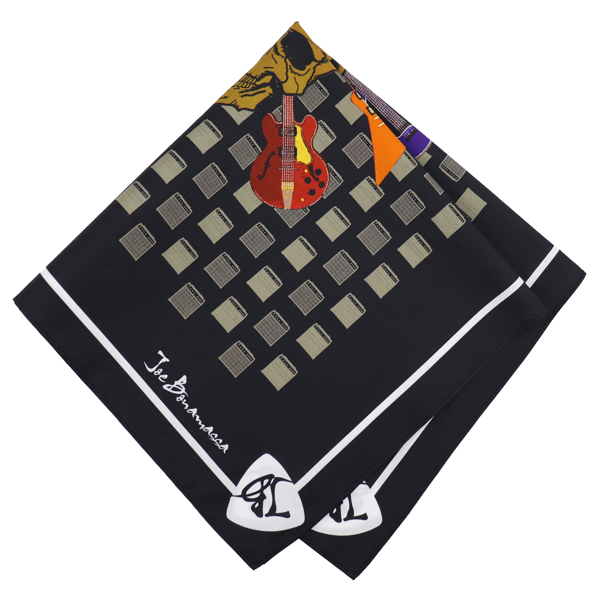 Joe Bonamassa Blues Brotherhood bandana svart bomull