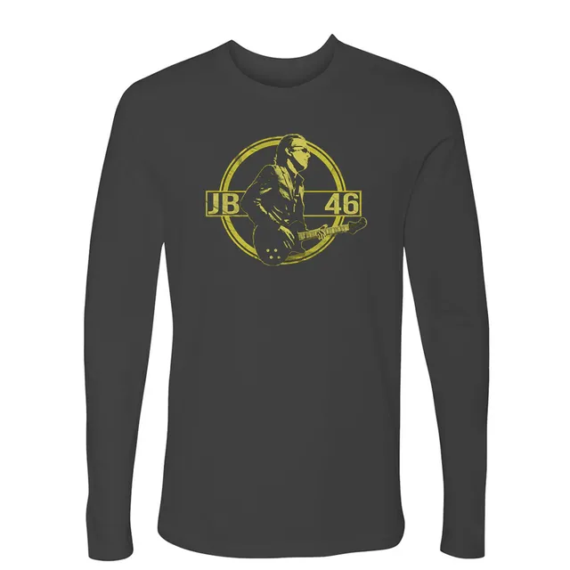 Joe Bonamassa 46 Years of Blues Logo langermet t-skjorte svart bomull