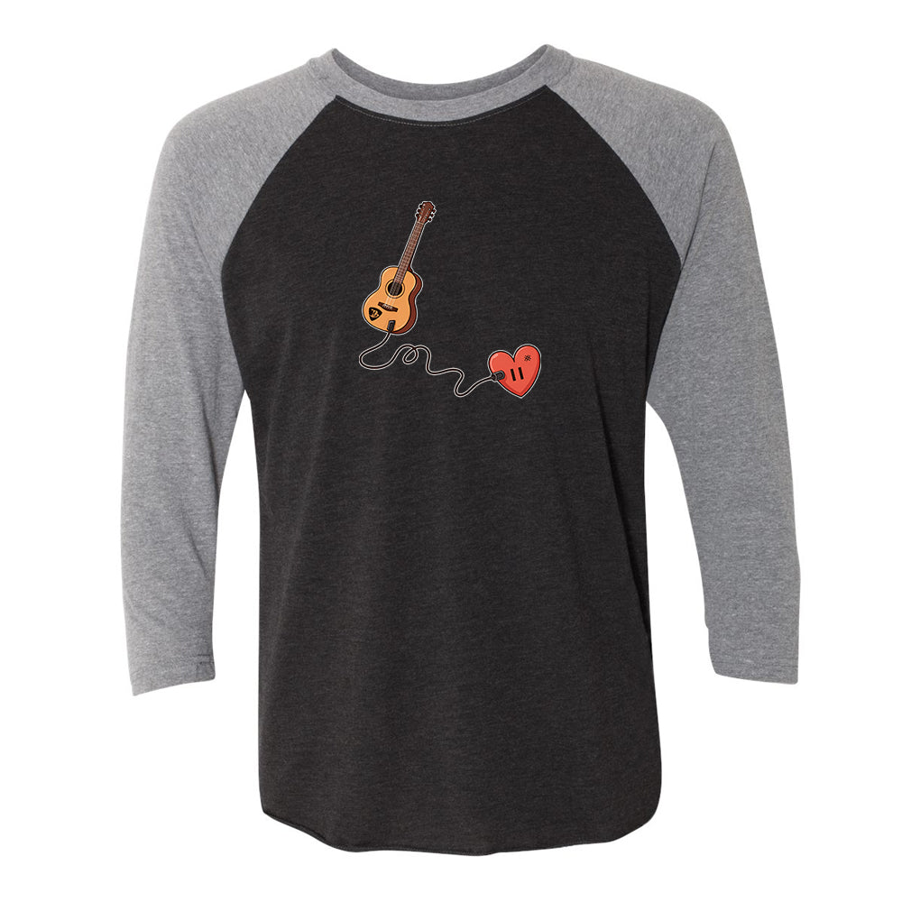 Joe Bonamassa Heartfelt Blues 3/4 T-skjorte raglan hvit