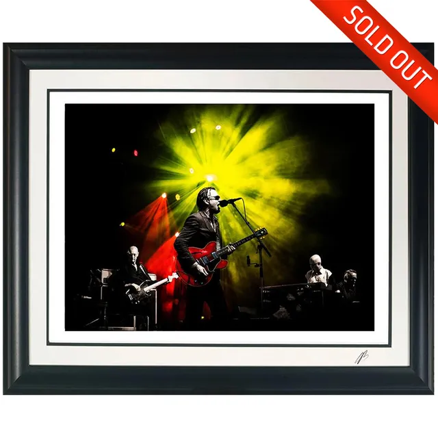 Joe Bonamassa Sunset Blues litografi #39 signert innrammet