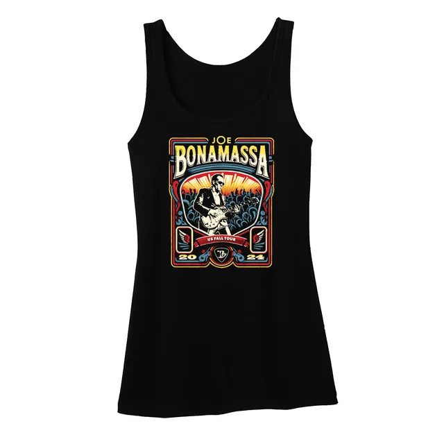 Joe Bonamassa 2024 U.S. Fall Tour singlet dame bomull
