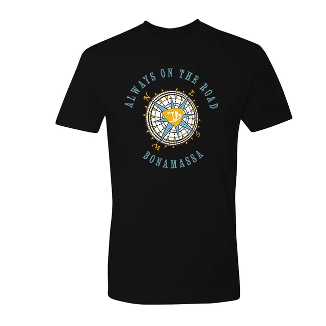 Joe Bonamassa Always on the Road Compass t-skjorte svart