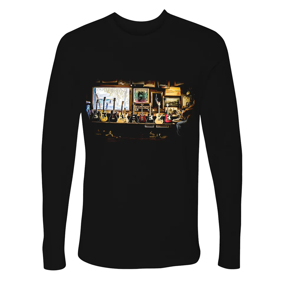 Joe Bonamassa Blues Shop langermet t-skjorte svart bomull