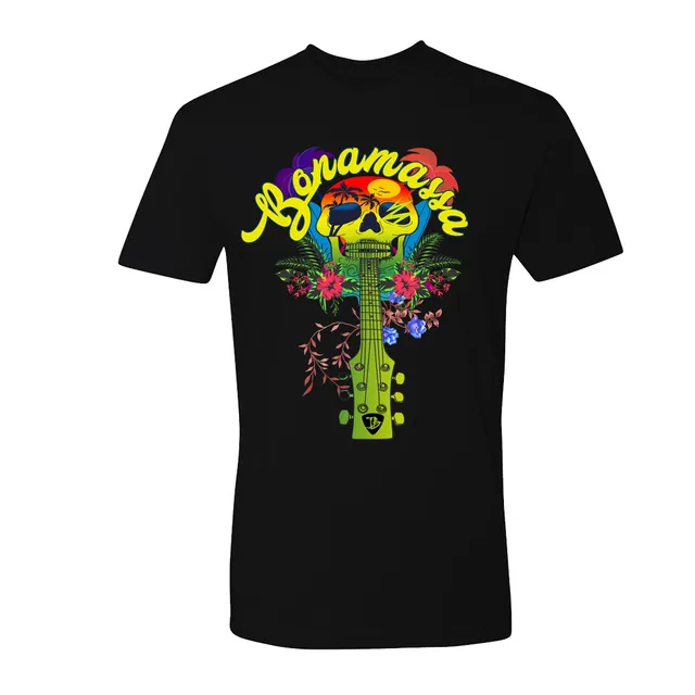 Joe Bonamassa Island Blues t-skjorte unisex svart bomull