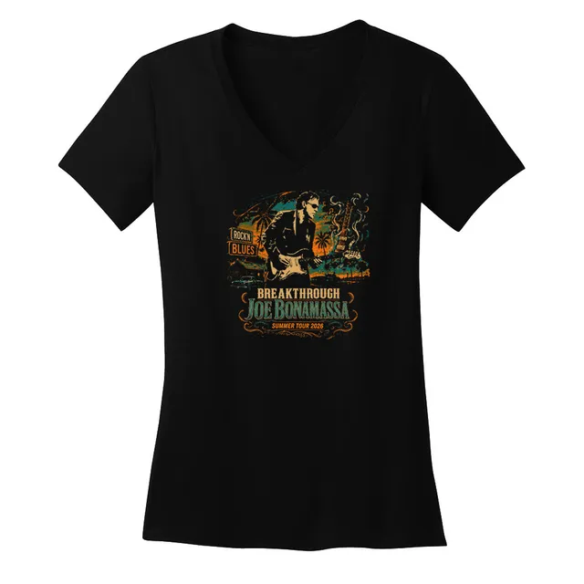 Joe Bonamassa Summer Tour 2026 V-hals dame
