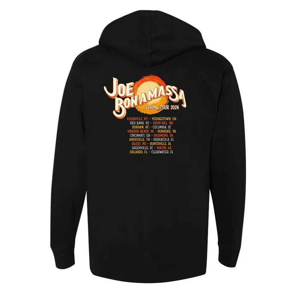 Joe Bonamassa U.S. Spring Tour 2024 Serenade hettejakke svart