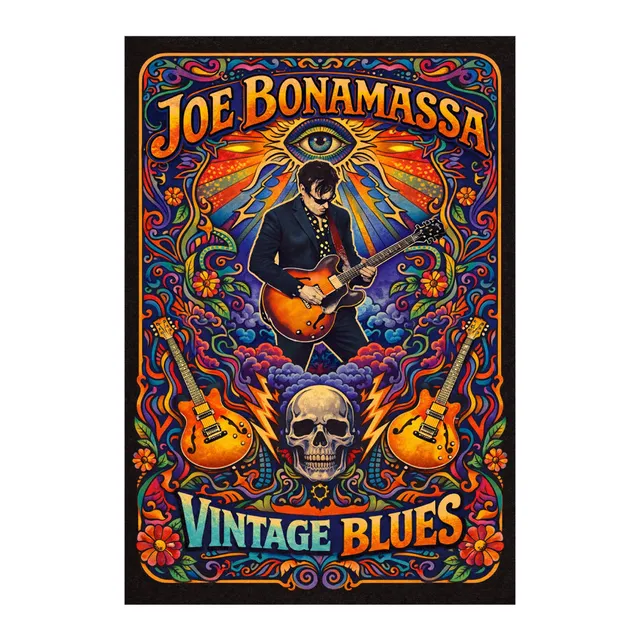 Joe Bonamassa Vintage Blues 2026 JB plakat 55x35 cm