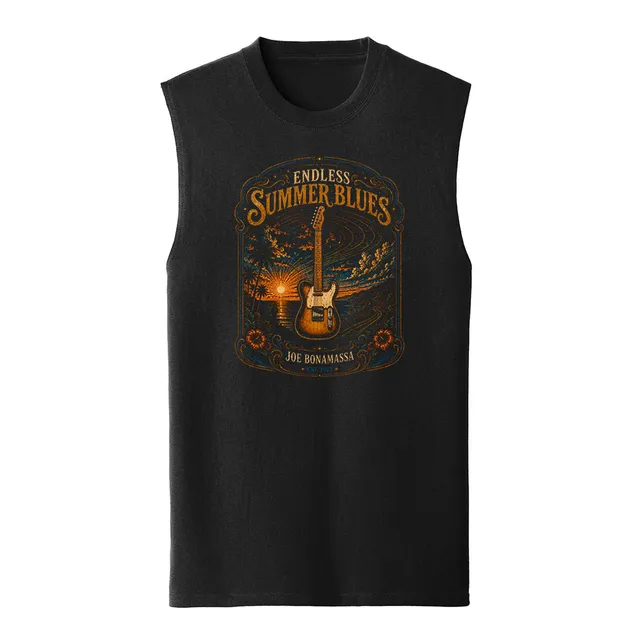 Joe Bonamassa Endless Summer Blues singlet herre svart bomull