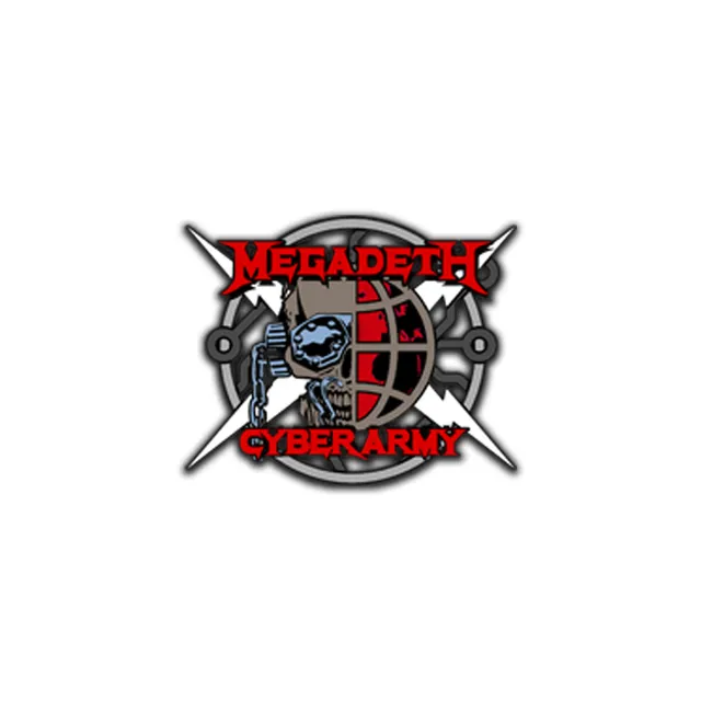 Megadeth Cyber Army 2023 Pin samleobjekt emalje