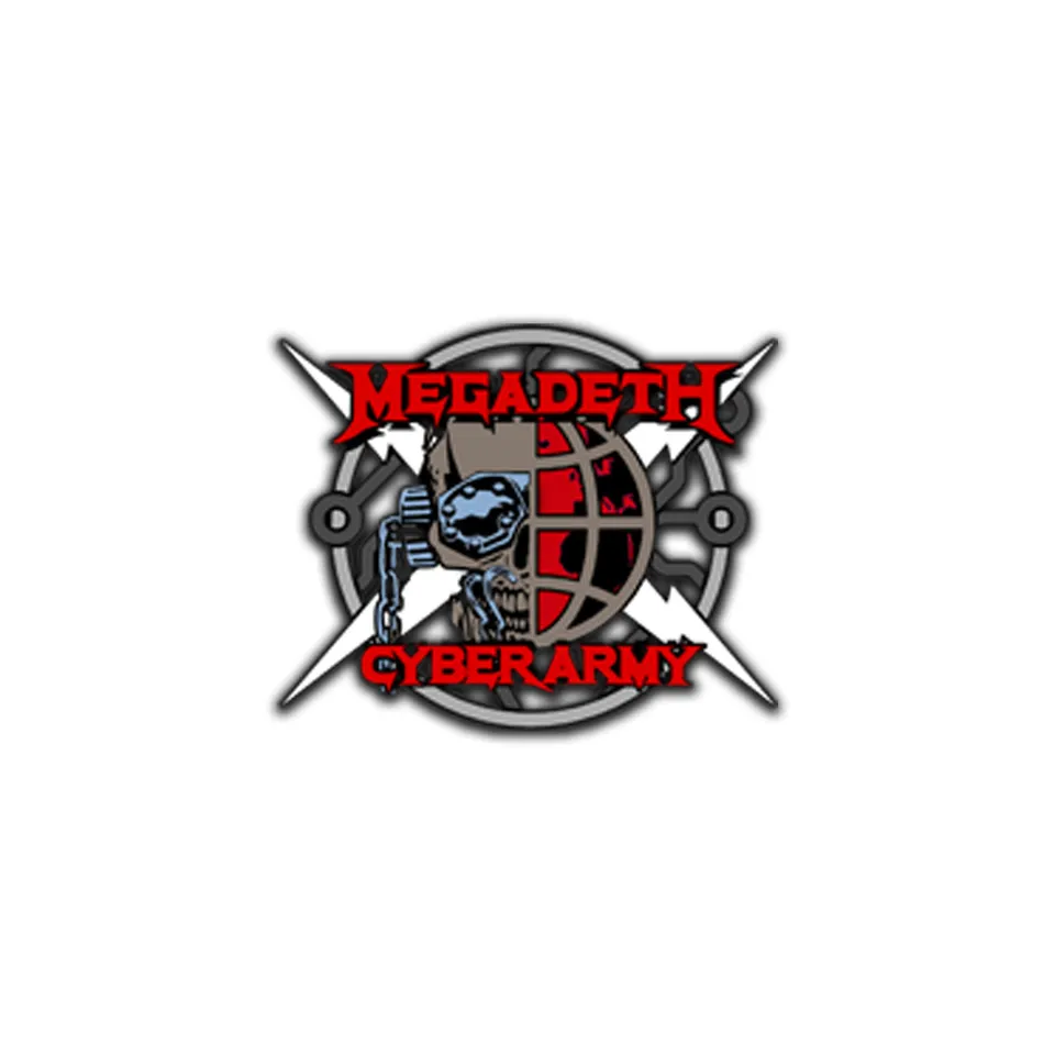 Megadeth Cyber Army 2023 Pin samleobjekt emalje