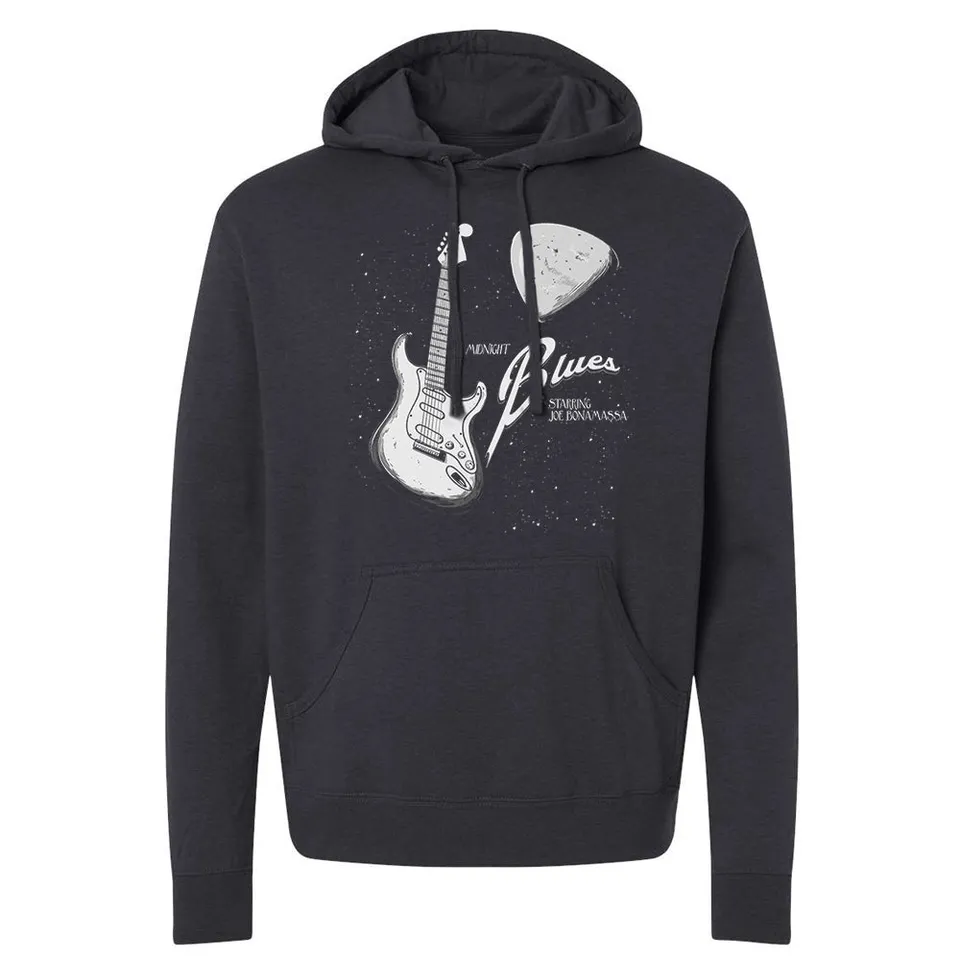 Joe Bonamassa Midnight Blues hoodie svart pullover