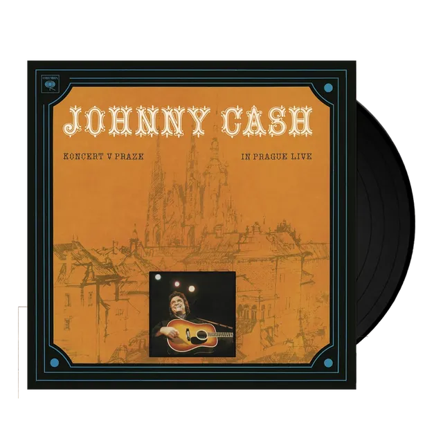Johnny Cash Koncert V Praze live LP vinylutgave
