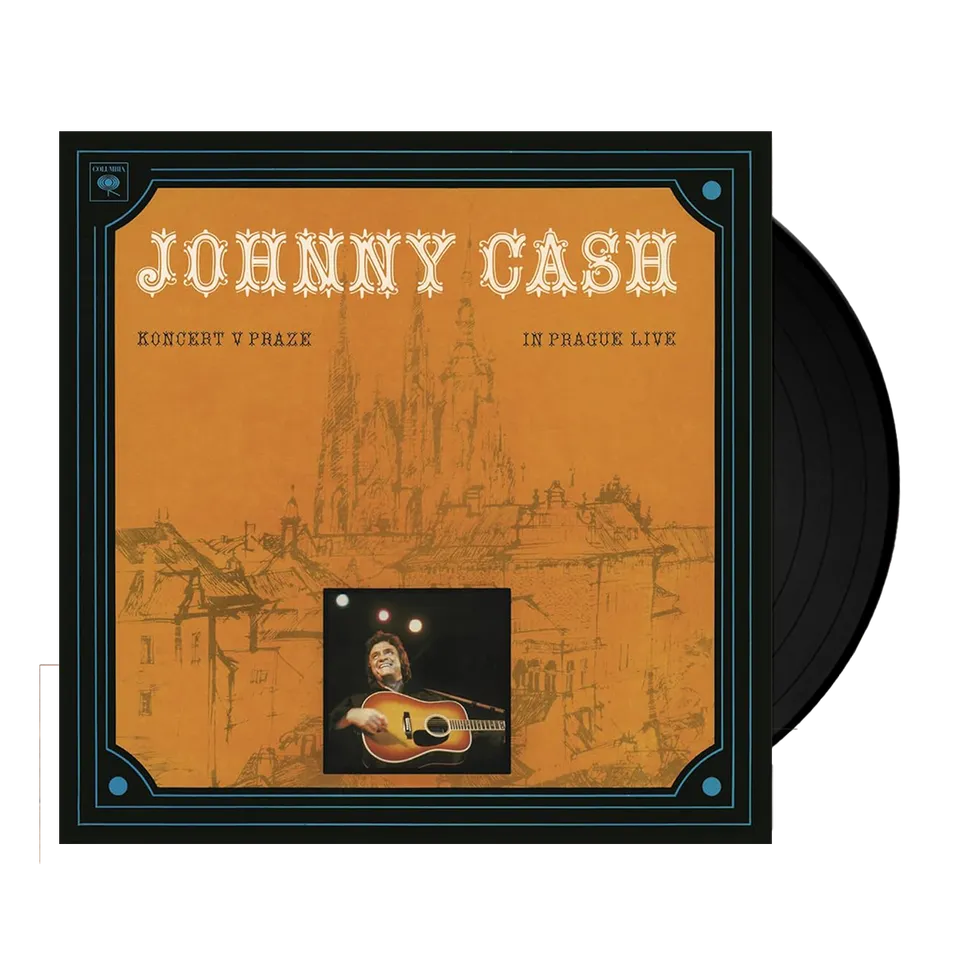Johnny Cash Koncert V Praze live LP vinylutgave