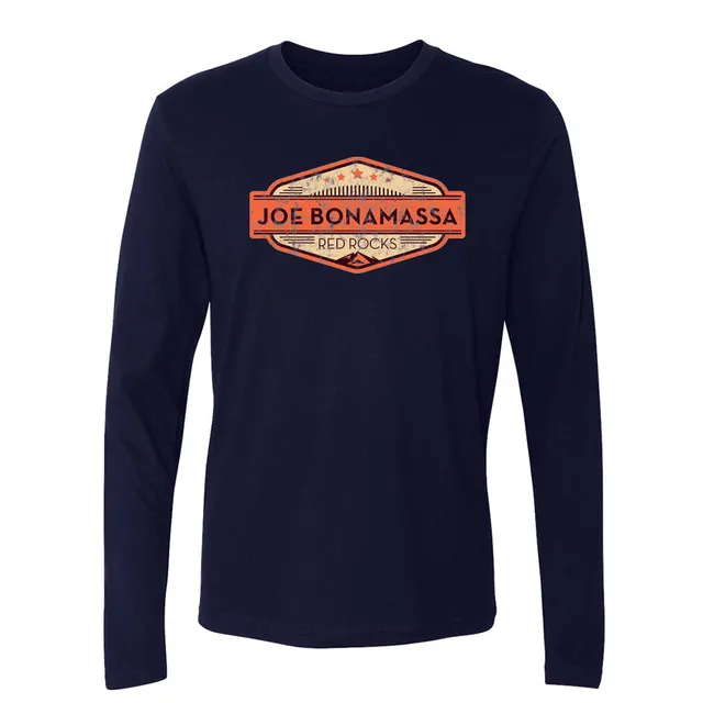 Joe Bonamassa 2023 Red Rocks langermet t-skjorte herre navy