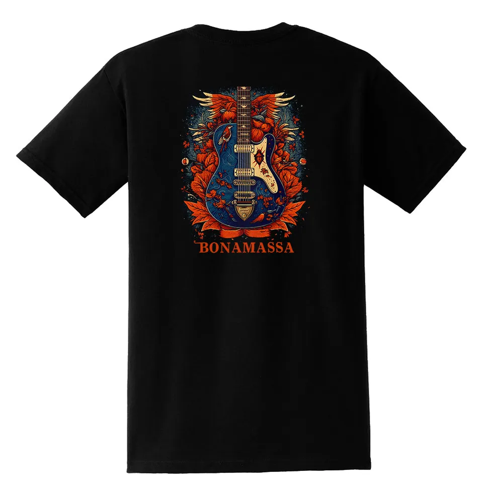 Joe Bonamassa Blues Reverie t-skjorte unisex lomme bomull