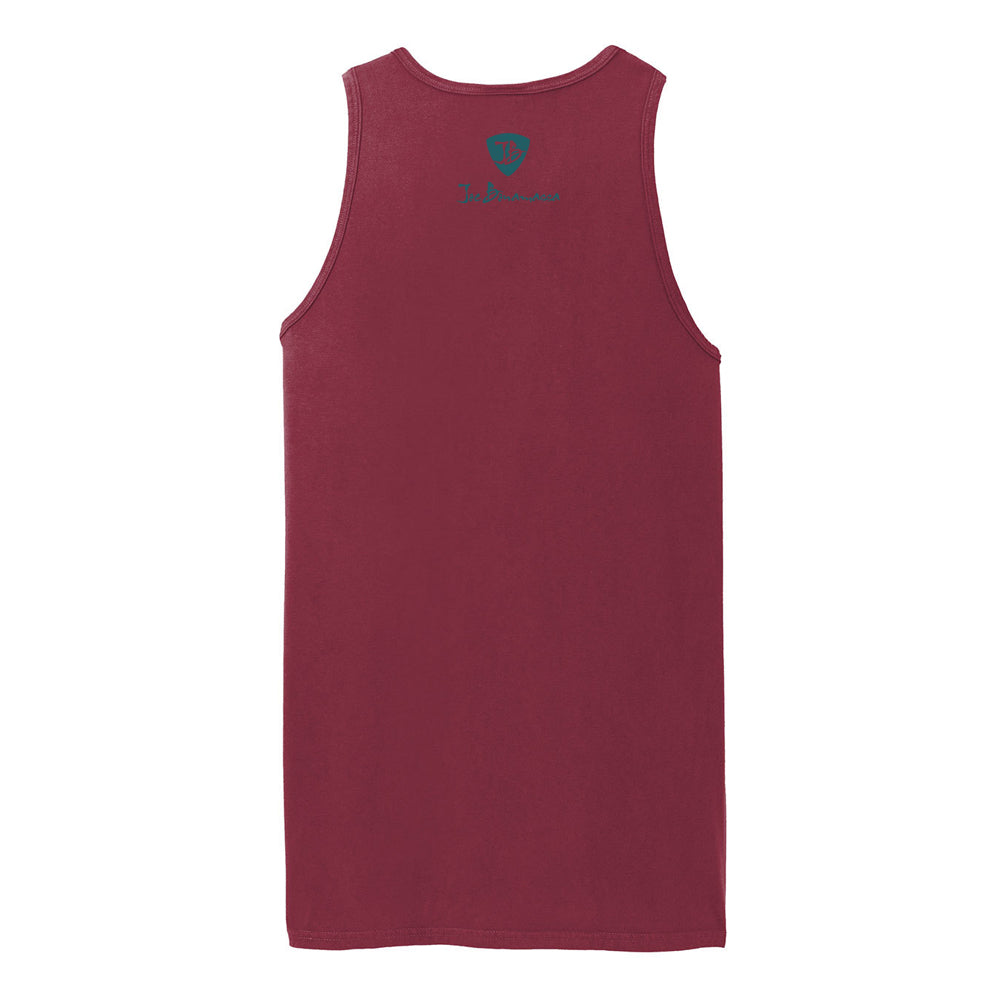 Joe Bonamassa Blues Waves Beach Wash singlet Merlot