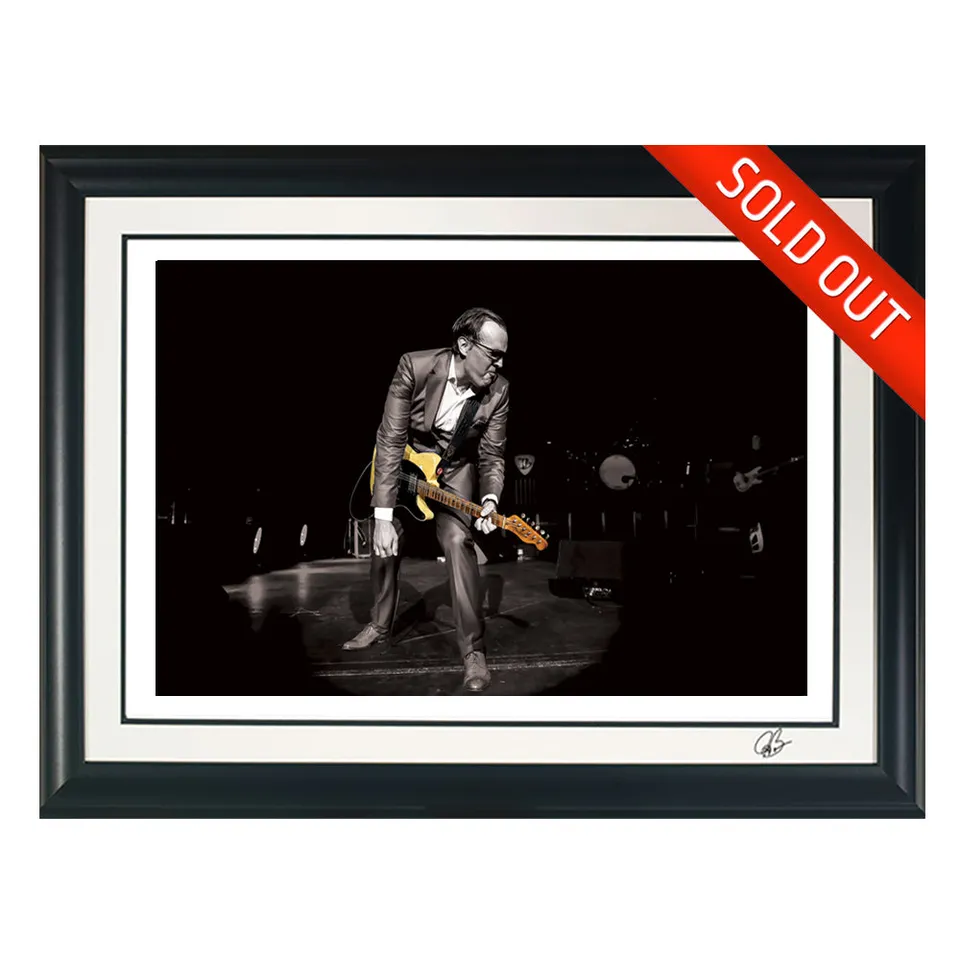 Joe Bonamassa Danny's Pick litografi innrammet signert