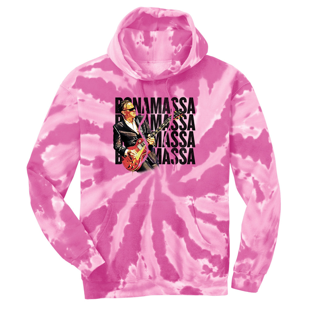 Joe Bonamassa Quadamassa 2.0 hettegenser tie-dye Royal