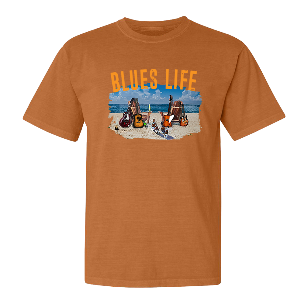 Joe Bonamassa Blues Life t-skjorte unisex brysttrykk