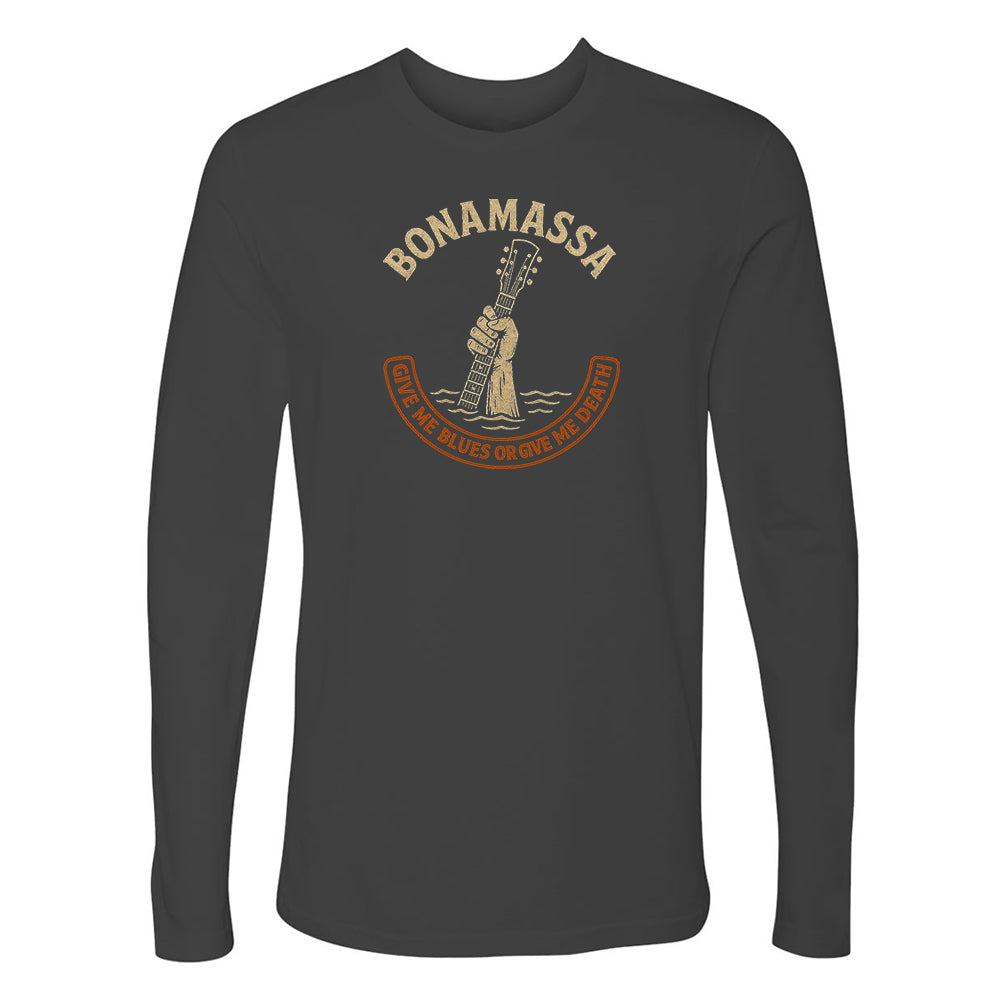 Joe Bonamassa Give Me Blues Or Give Me Death langermet t-skjorte svart