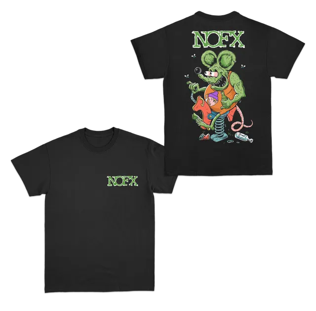 NOFX Rat Fink t-skjorte bomull