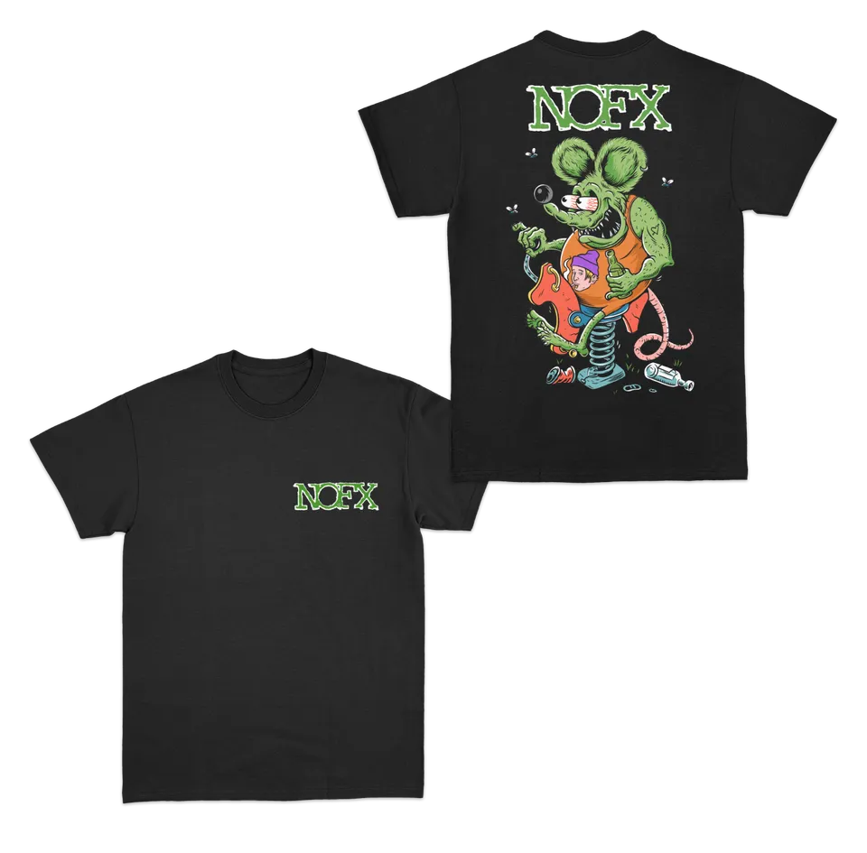 NOFX Rat Fink t-skjorte bomull