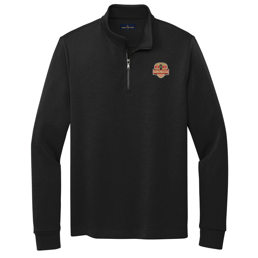 Joe Bonamassa Gold Vintage Pick Brooks Brothers 1/4 Zip svart