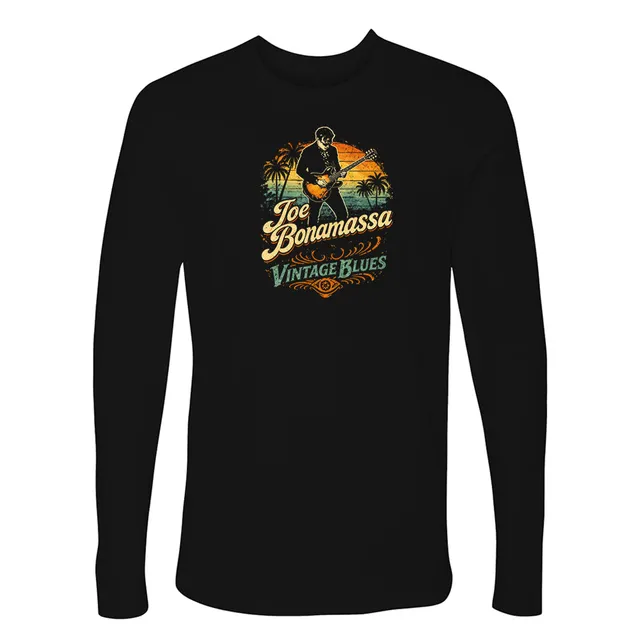 Joe Bonamassa Vintage Blues langermet herre 100% bomull