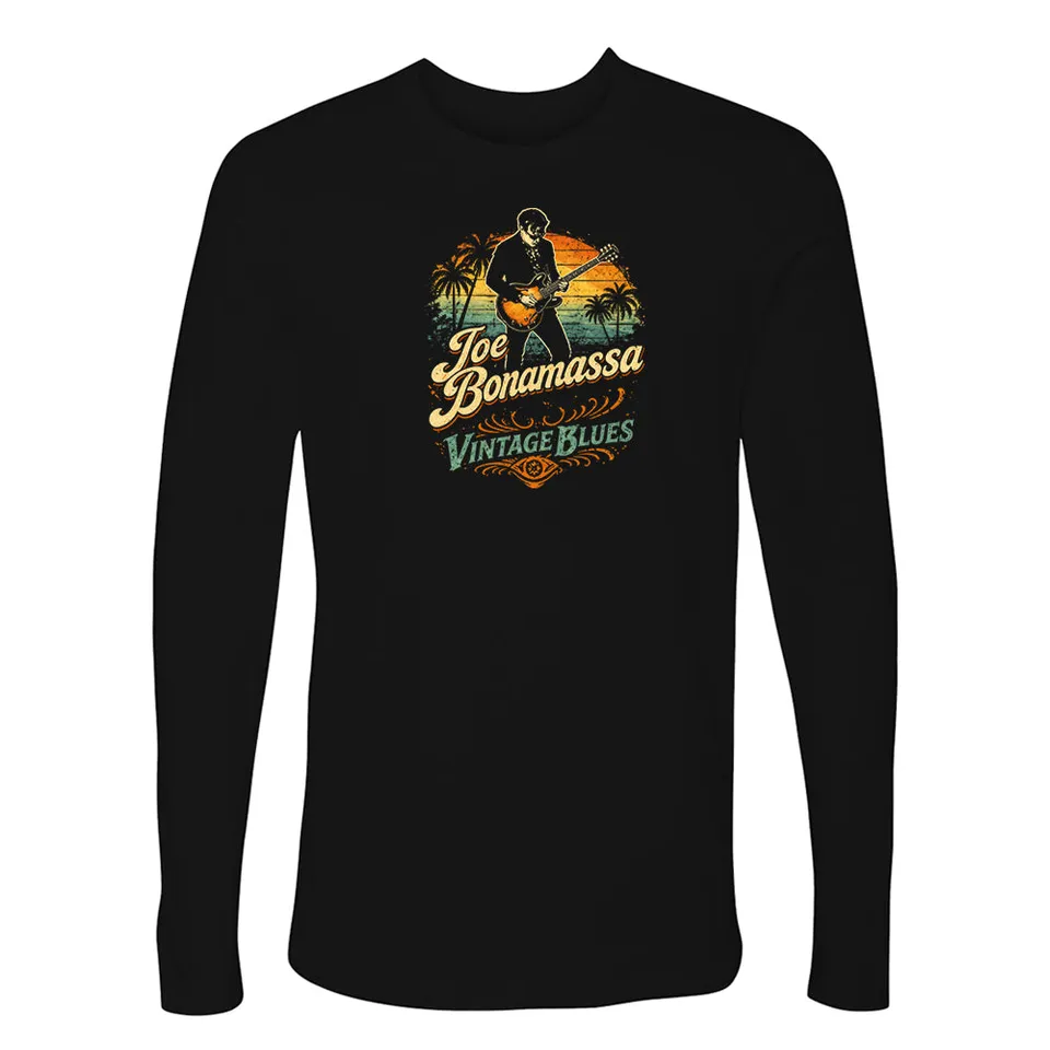 Joe Bonamassa Vintage Blues langermet herre 100% bomull