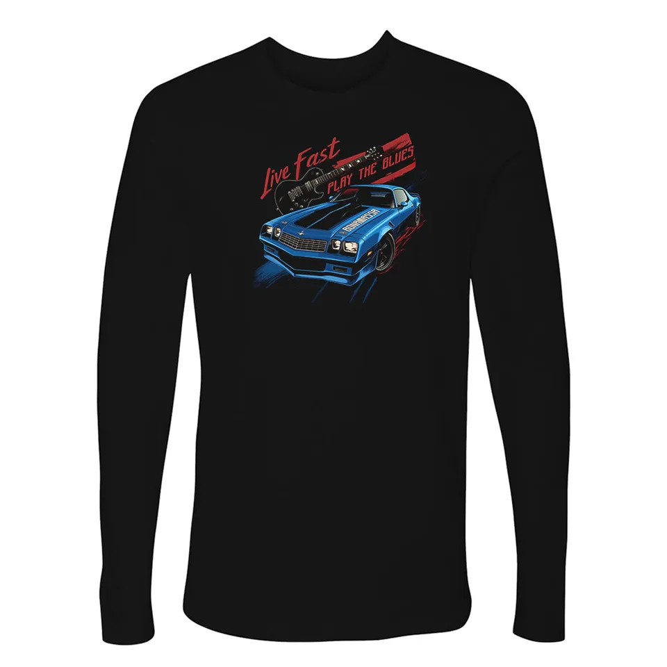 Joe Bonamassa Live Fast Play Blues langermet svart