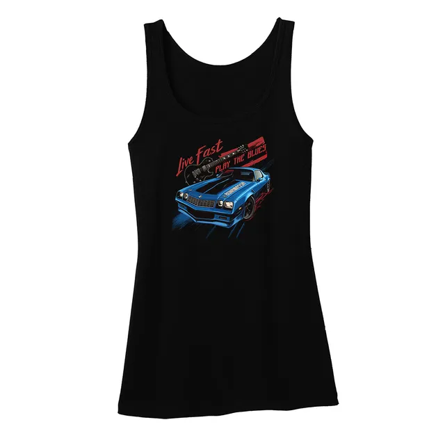 Joe Bonamassa Live Fast Play The Blues singlet dame svart