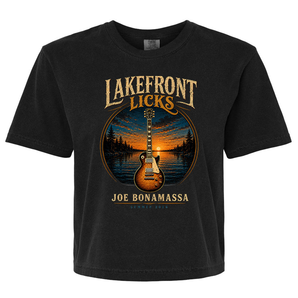Joe Bonamassa Lakefront Licks t-skjorte dame svart bomull