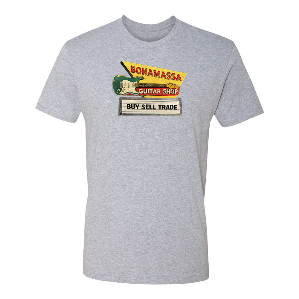 Joe Bonamassa Bona Guitar Shop unisex t-skjorte bomull