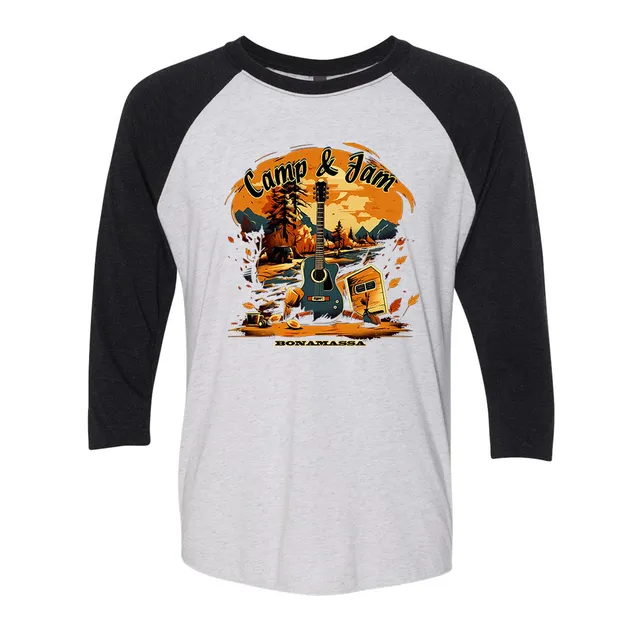 Joe Bonamassa Camp & Jam 3/4 T-skjorte tri-blend