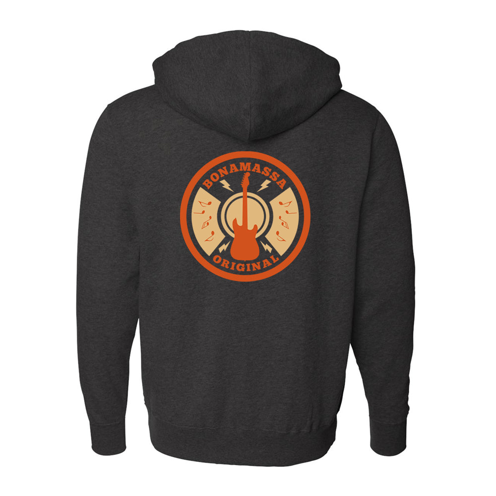 Joe Bonamassa Original hettejakke glidelås svart unisex