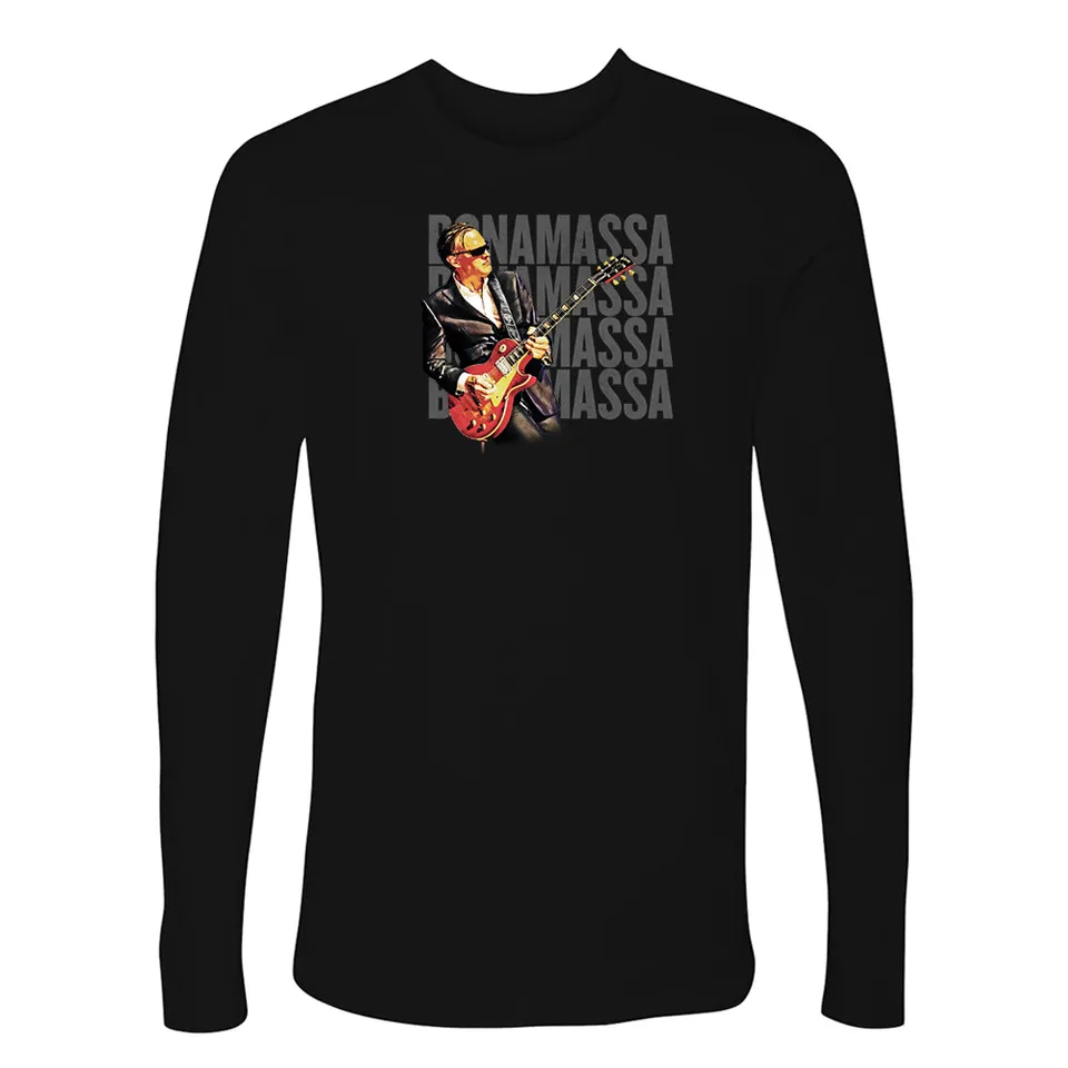 Joe Bonamassa Quadamassa 2.0 langermet t-skjorte bomull